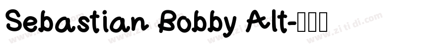Sebastian Bobby Alt字体转换